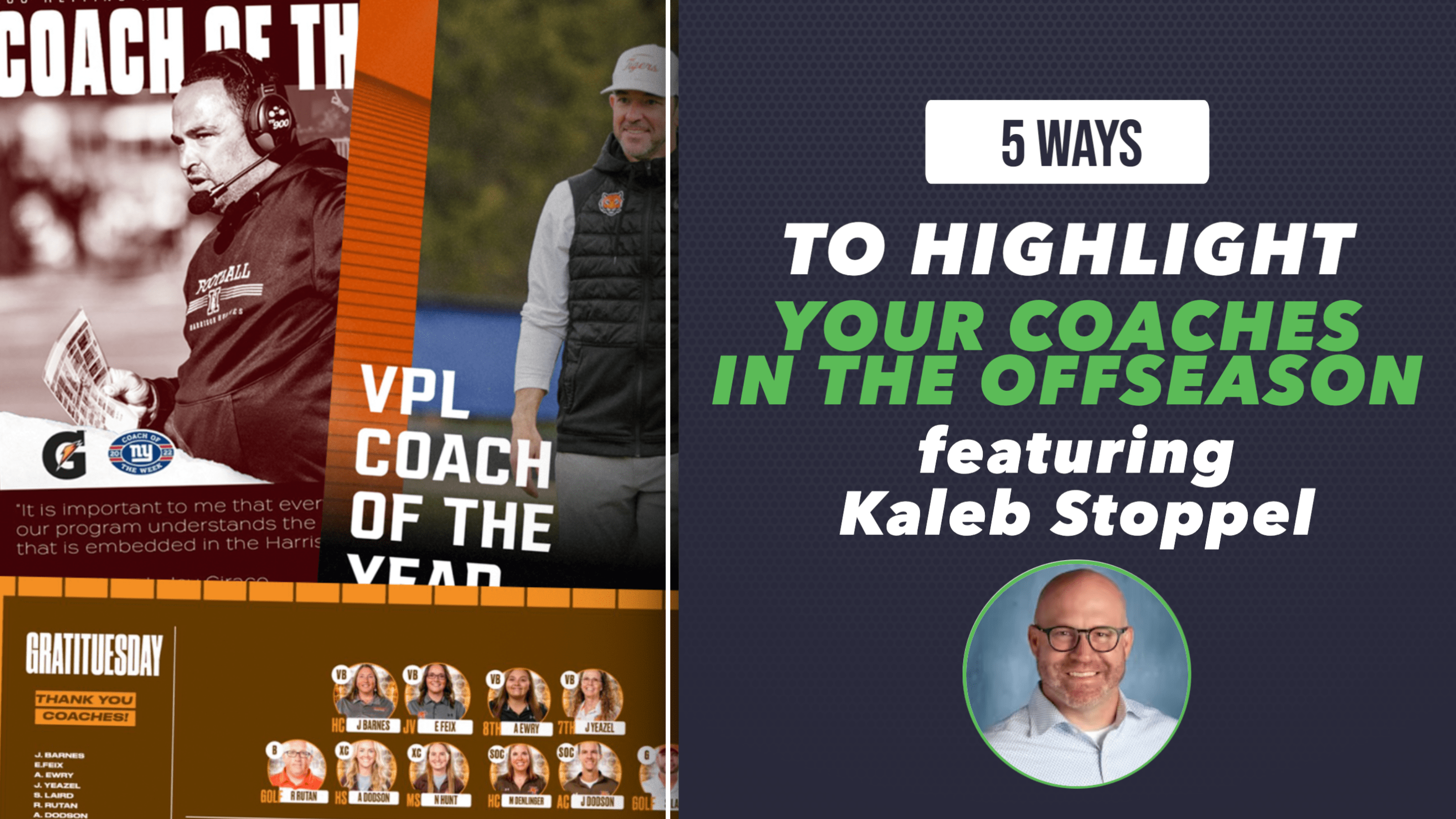 5 Ways to Highlight Your Coaches in the Offseason